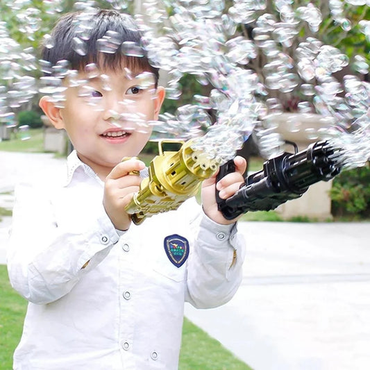 Máquina Automática Infantil gatling De Bolhas De sabão Com Refil de Bolha De Sabão Barato